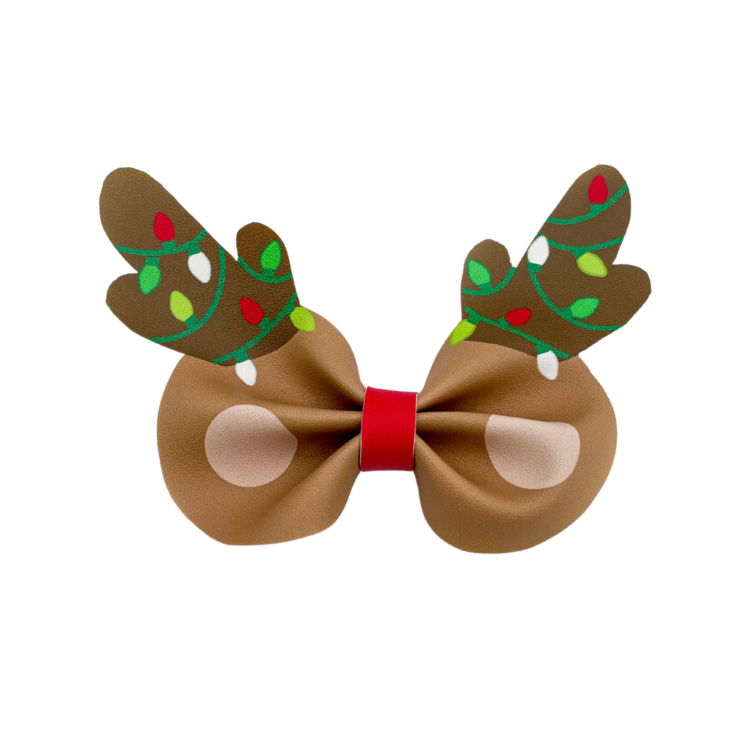 Faux Leather Reindeer