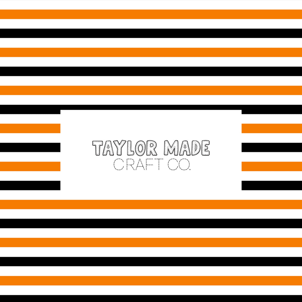 Black, White and Orange Stripes